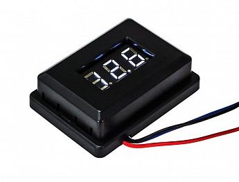 Вольтметр светодиодный AURA ZWE-V12W белый