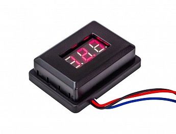 Вольтметр светодиодный AURA ZWE-V11R красный