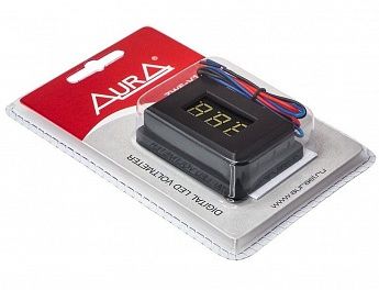 Вольтметр светодиодный AURA ZWE-V12W белый