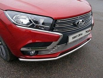 Решетка радиатора верхняя 12 мм LADA XRAY LADXRAY16-23