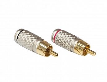 Коннектор-RCA позолоченный AURA RCA-P602