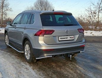 Защита задняя (уголки) 42,4 мм VOLKSWAGEN Tiguan VWTIG17-50