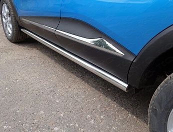 Пороги труба 60,3 мм RENAULT KAPTUR 2016- RENKAP16-23