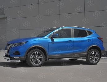 Защита переднего бампера d63 секции-d75х42 дуга NQSZ-003243