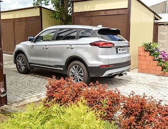 Фаркоп ТСУ/ съемный квадрат/ GEELY Atlas Pro 2021-2023