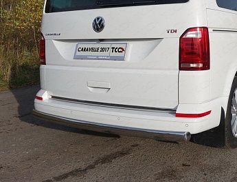 Защита задняя (овальная) 75х42 мм VWCARAV17-26