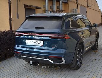 Фаркоп ТСУ / съемный квадрат / GEELY Monjaro 2021-