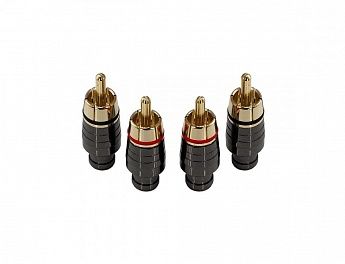 Коннектор-RCA позолоченный AURA RCA-P604