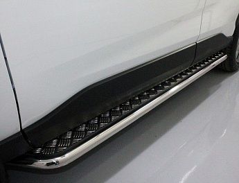 Пороги с площадкой 42,4 мм TOYRAV19-21