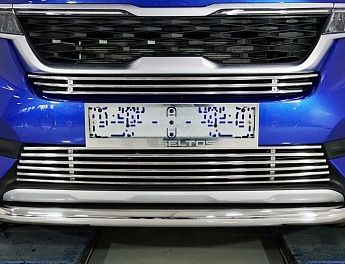 Решетка радиатора верхняя 12 мм KIASELT20-11