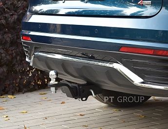 Фаркоп ТСУ / съемный квадрат / GEELY Monjaro 2021-