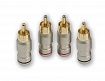 Коннектор-RCA позолоченный AURA RCA-P614