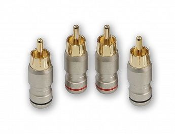 Коннектор-RCA позолоченный AURA RCA-P614