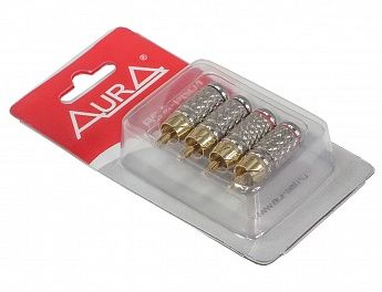 Коннектор-RCA позолоченный AURA RCA-P601