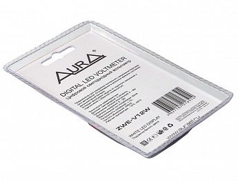 Вольтметр светодиодный AURA ZWE-V12W белый