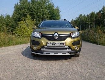 Решетка радиатора нижняя 12 мм RENAULT SANDERO Stepway (5S) RENSANST15-03