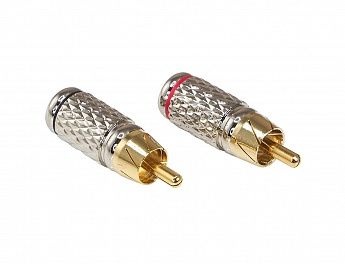 Коннектор-RCA позолоченный AURA RCA-P601