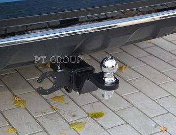 Фаркоп ТСУ / съемный квадрат / GEELY Monjaro 2021-