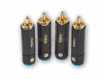 Коннектор-RCA позолоченный AURA RCA-P613