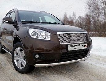 Решетка радиатора верхняя GEELY Emgrand X7 2015- GEELEMGX715-07