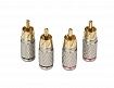 Коннектор-RCA позолоченный AURA RCA-P602
