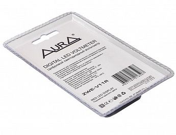 Вольтметр светодиодный AURA ZWE-V11R красный