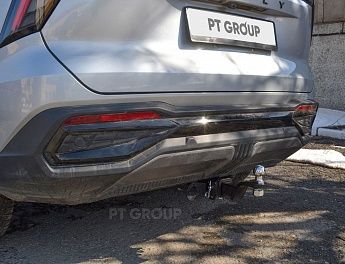 Фаркоп ТСУ /съемный квадрат/ GEELY Atlas 2023-