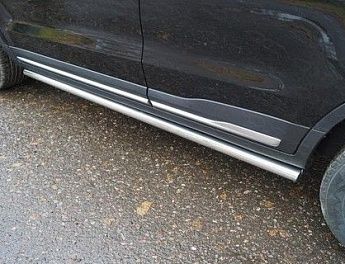 Пороги труба 60,3 мм GEELY ATLAS GEELEATL18-35