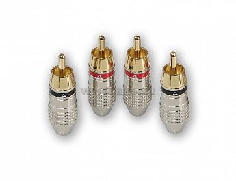 Коннектор-RCA позолоченный AURA RCA-P612
