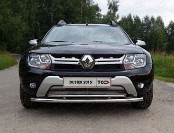 Решетка радиатора нижняя 12 мм RENAULT DUSTER 2015- RENDUST15-07